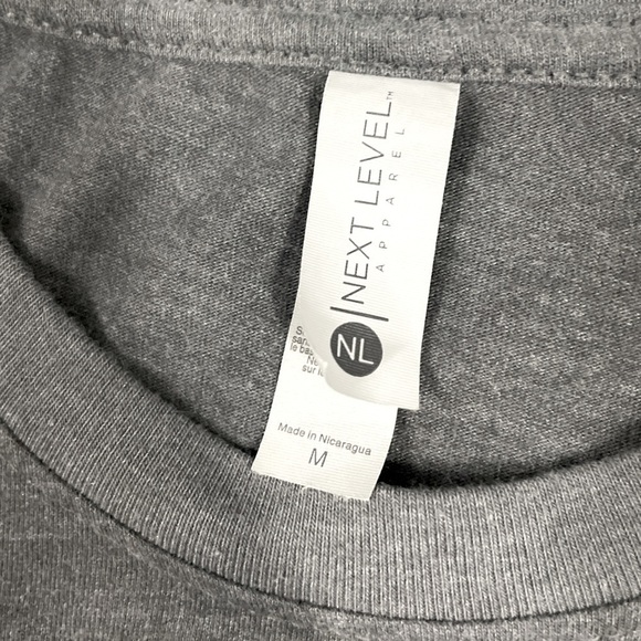 Long Sleeve T-Shirt w/Marvel Logo Print - Dark Heather Grey - Medium - Picture 2 of 5